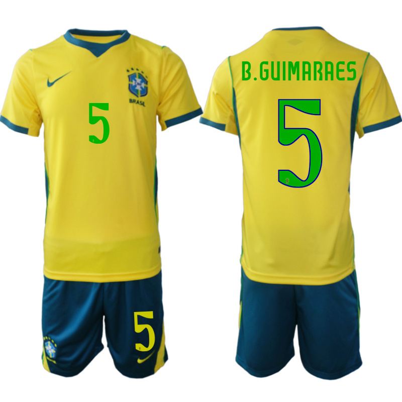 Men Brazil home #3 style 2026 World Cup Soccer jersey